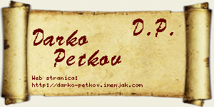 Darko Petkov vizit kartica